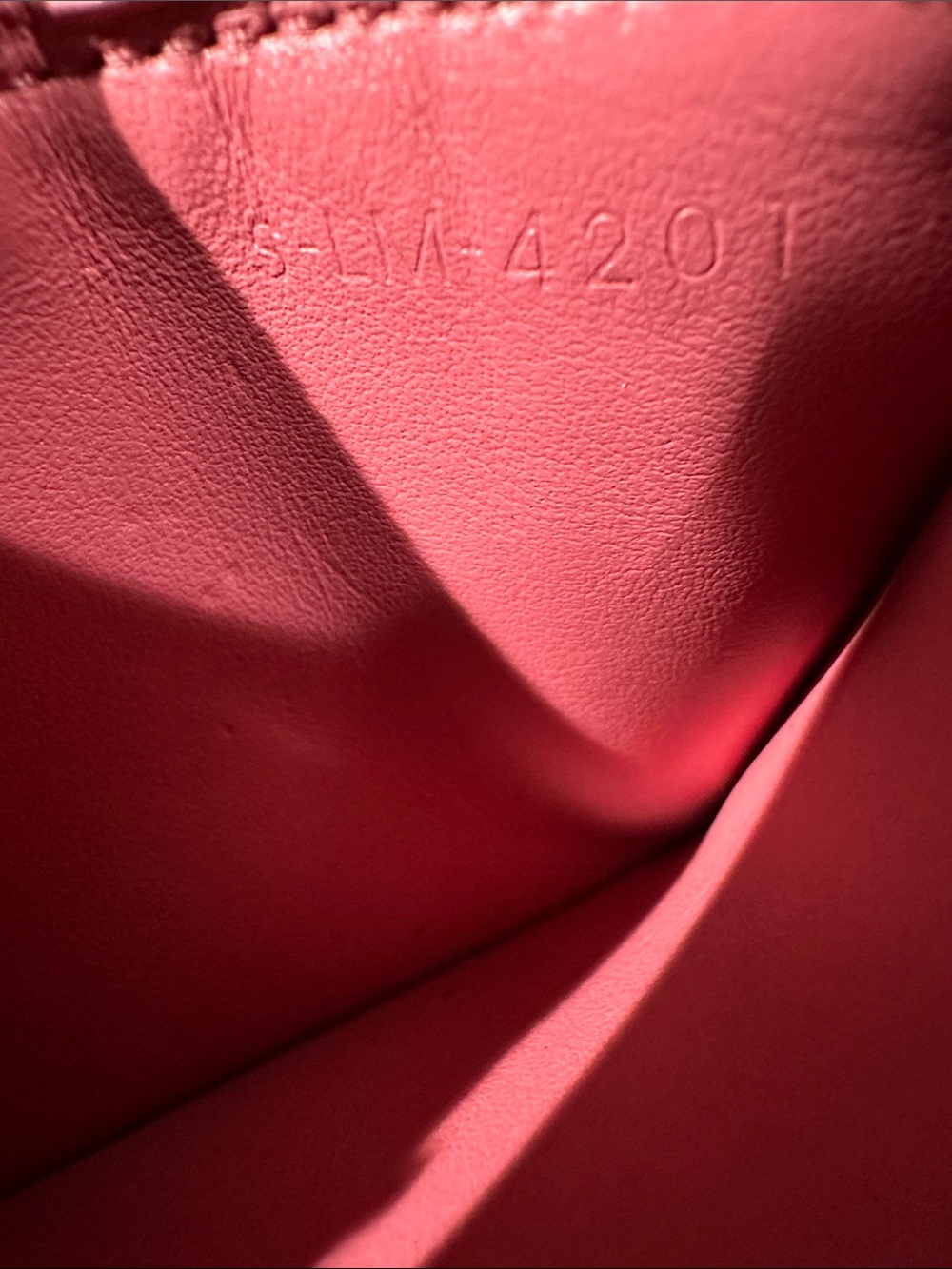 Celine Leather Pink Card Holder with Zip Pocket | Pre loved Authentic Luxury - Picture 10 of 10